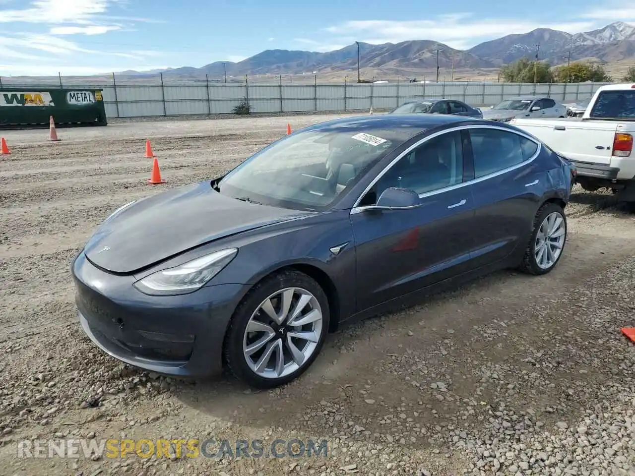 1 Photograph of a damaged car 5YJ3E1EB5LF650821 TESLA MODEL 3 2020