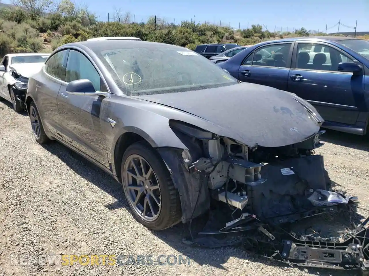 1 fotografías del automóvil dañado 5YJ3E1EB5LF711164 TESLA MODEL 3 2020