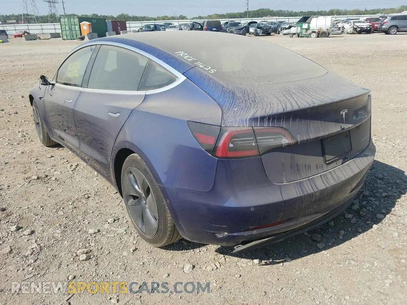 3 Photograph of a damaged car 5YJ3E1EB6LF636443 TESLA MODEL 3 2020