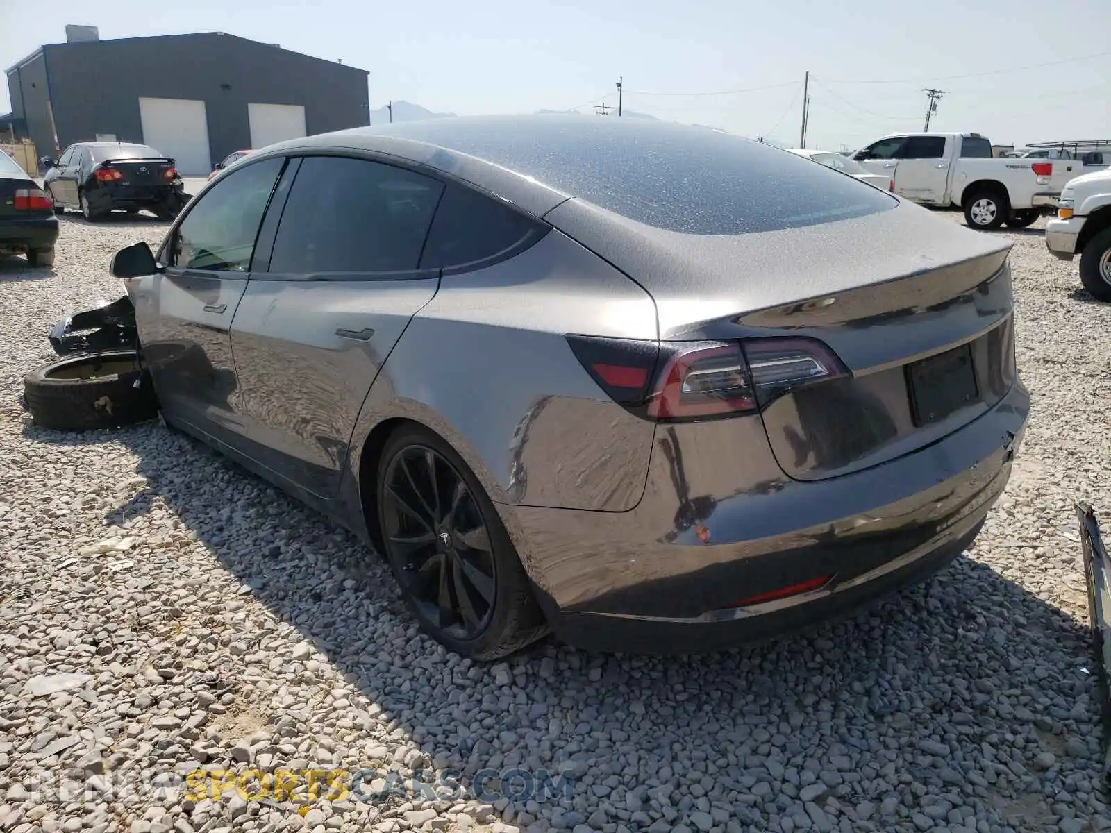 3 Photograph of a damaged car 5YJ3E1EB6LF639956 TESLA MODEL 3 2020