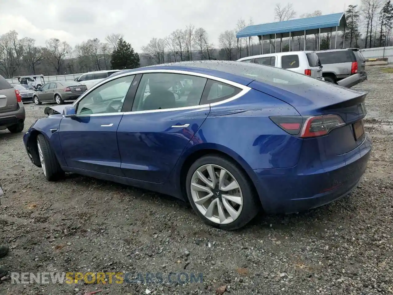 2 Photograph of a damaged car 5YJ3E1EB6LF667000 TESLA MODEL 3 2020