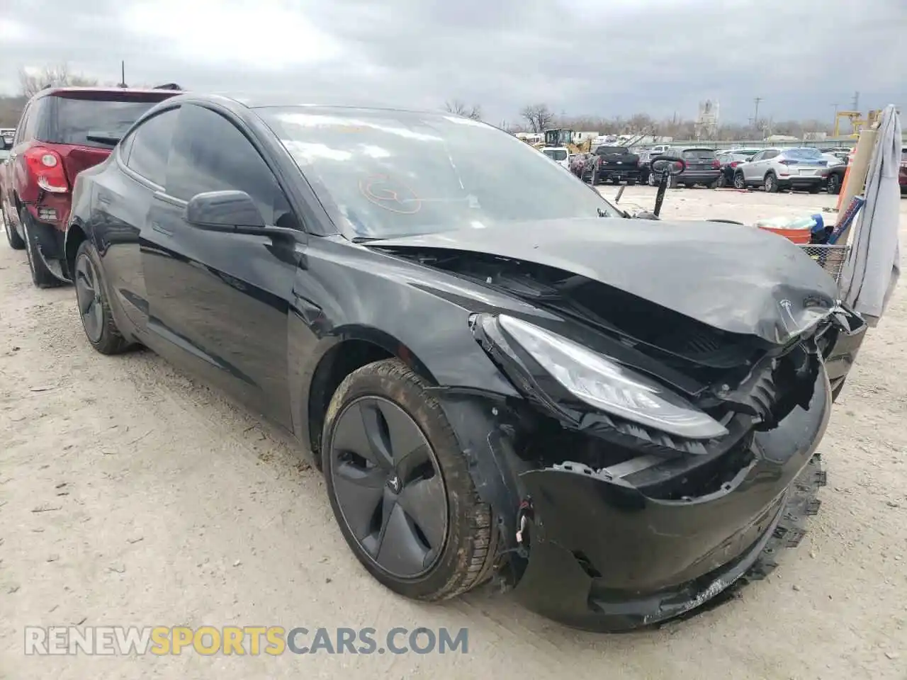 1 fotografías del automóvil dañado 5YJ3E1EB6LF744268 TESLA MODEL 3 2020