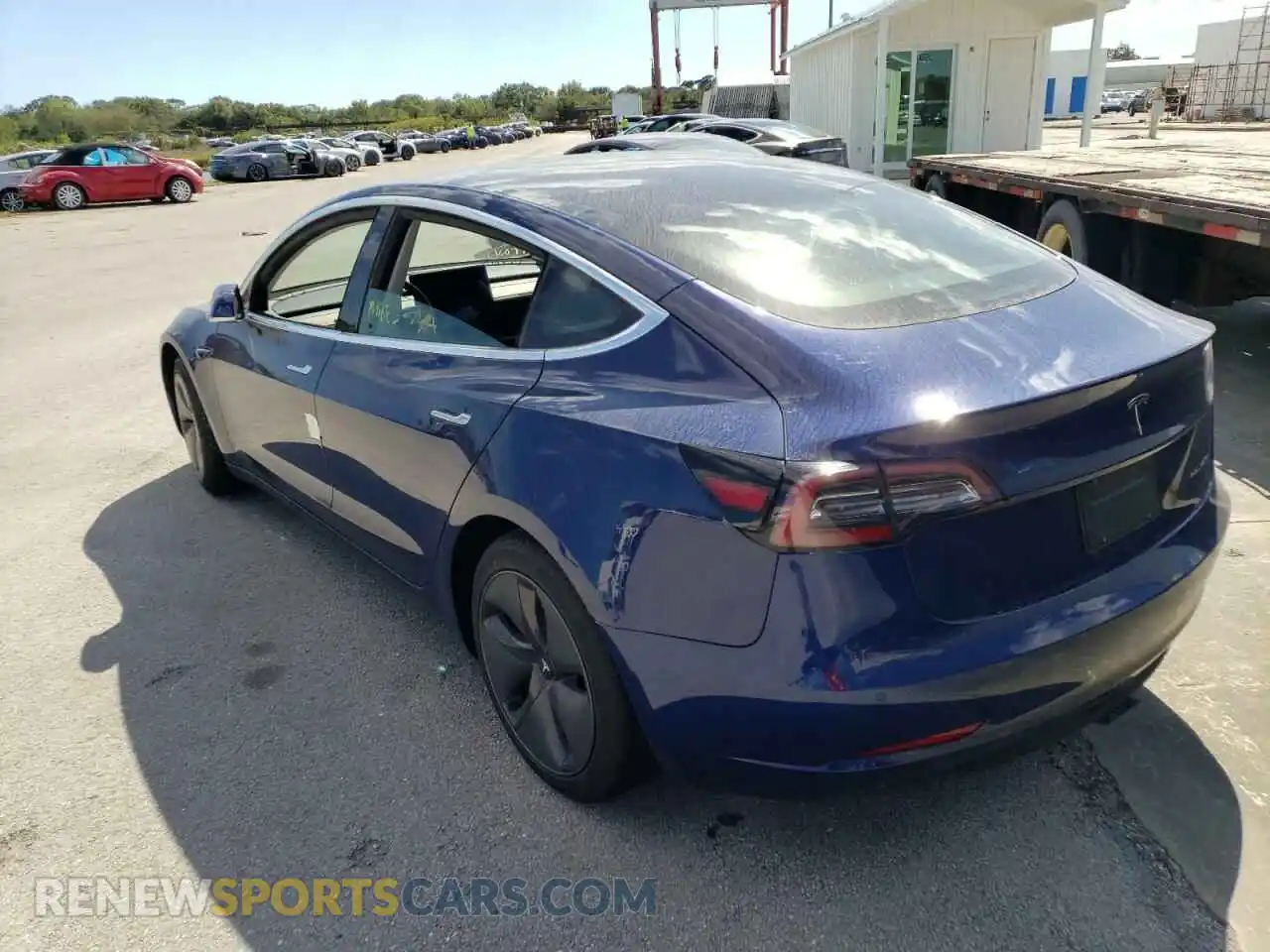 3 Photograph of a damaged car 5YJ3E1EB6LF794944 TESLA MODEL 3 2020