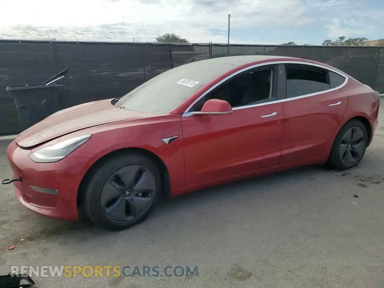 1 Photograph of a damaged car 5YJ3E1EB7LF617013 TESLA MODEL 3 2020