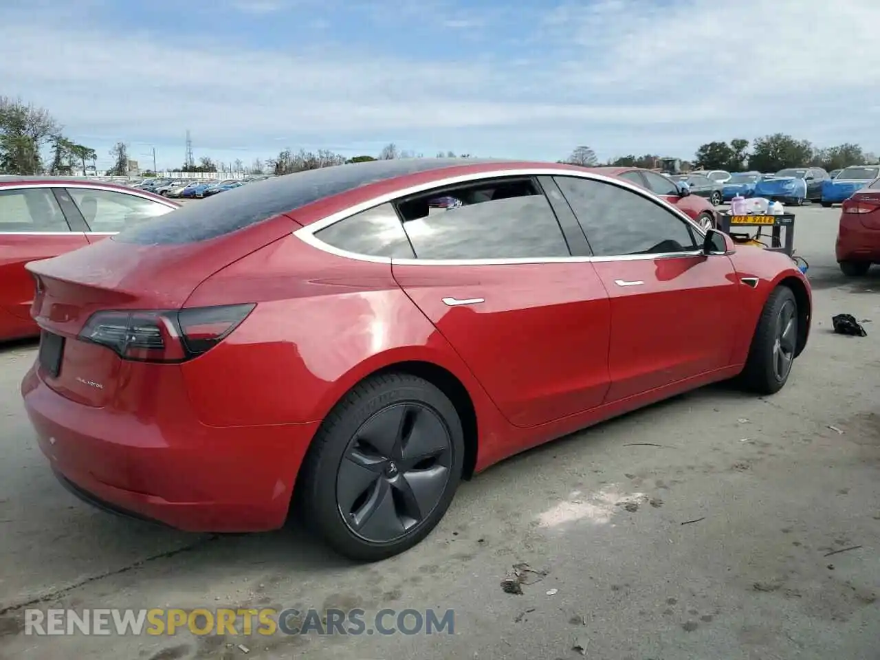 3 Photograph of a damaged car 5YJ3E1EB7LF617013 TESLA MODEL 3 2020