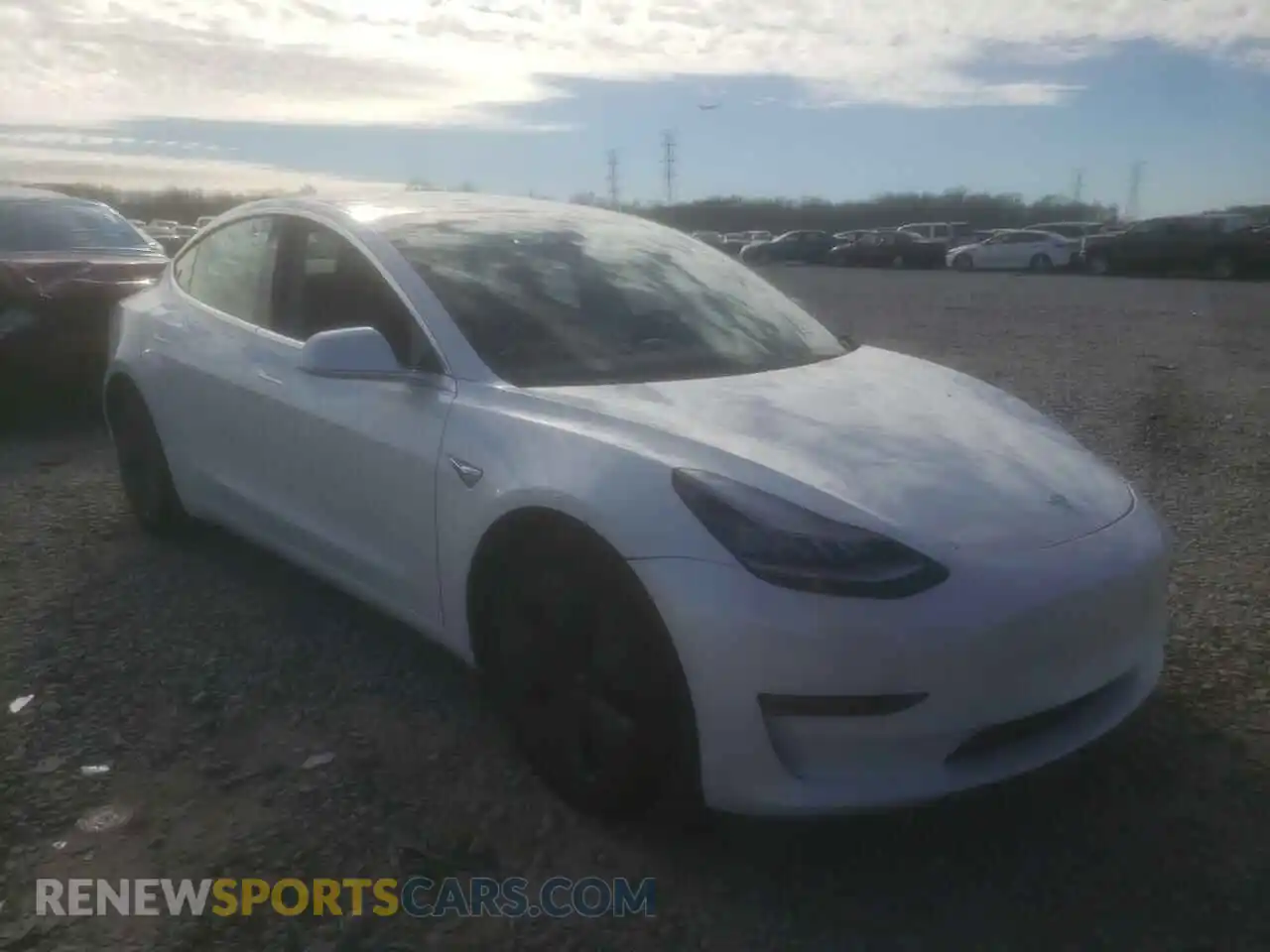 1 Photograph of a damaged car 5YJ3E1EB7LF618078 TESLA MODEL 3 2020