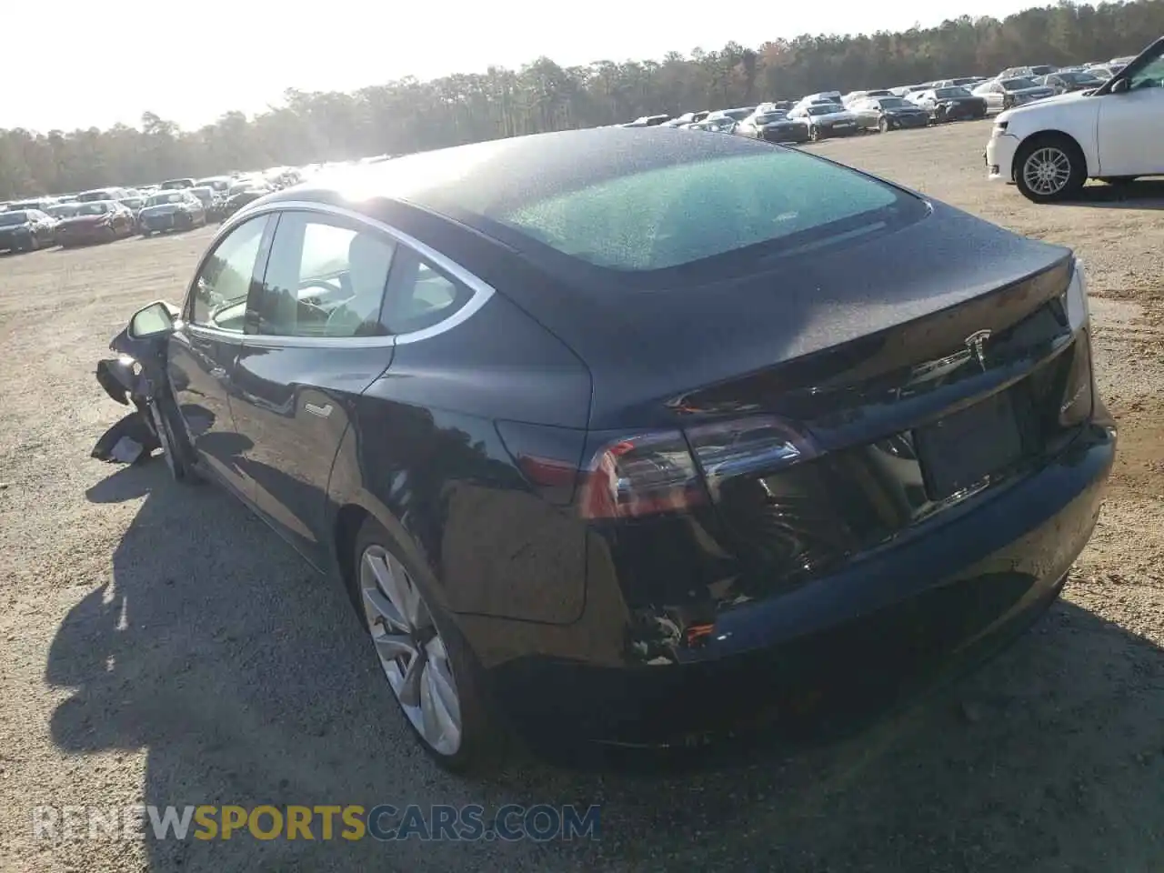 3 Photograph of a damaged car 5YJ3E1EB7LF622356 TESLA MODEL 3 2020