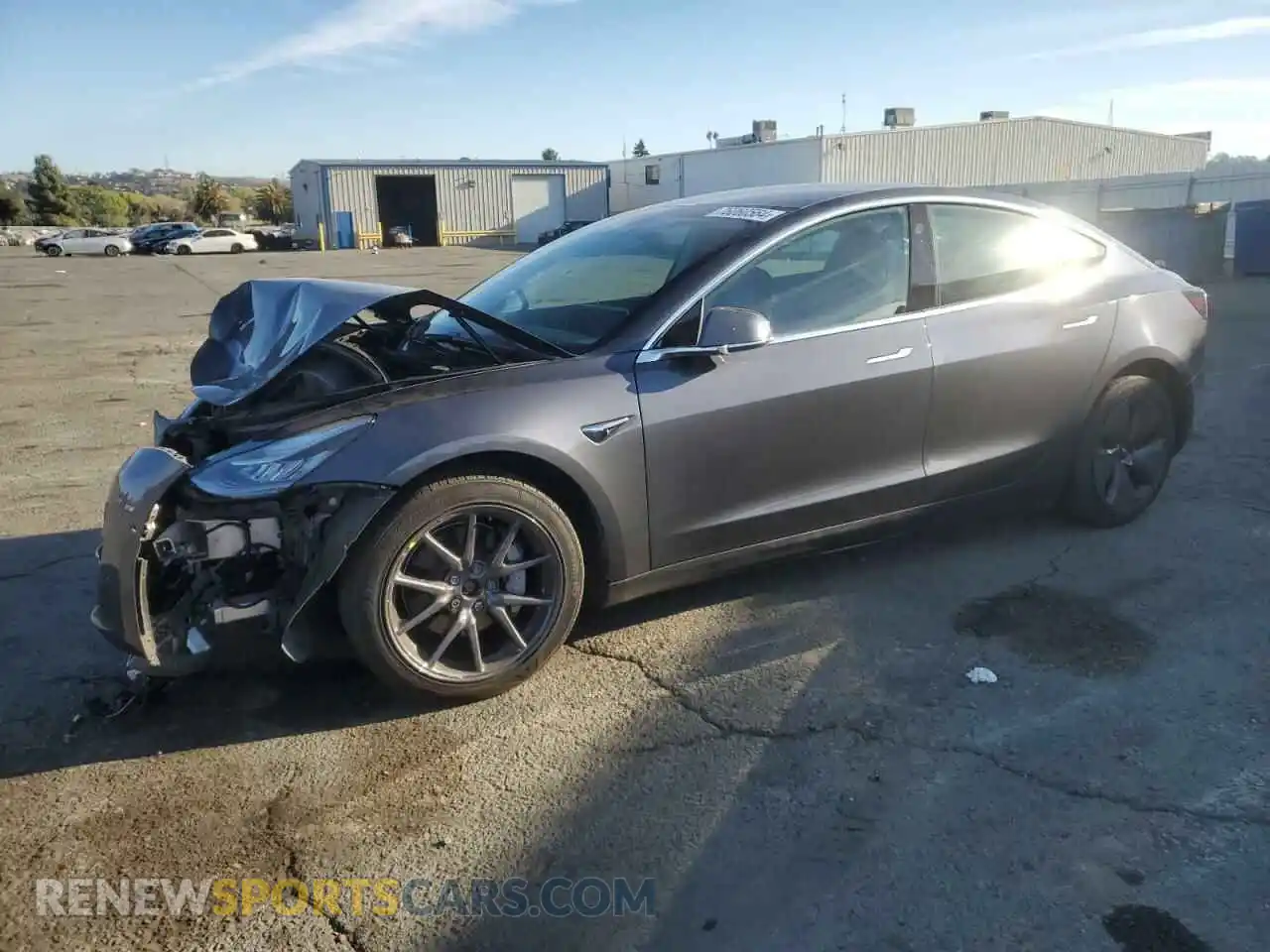 1 Photograph of a damaged car 5YJ3E1EB7LF635544 TESLA MODEL 3 2020