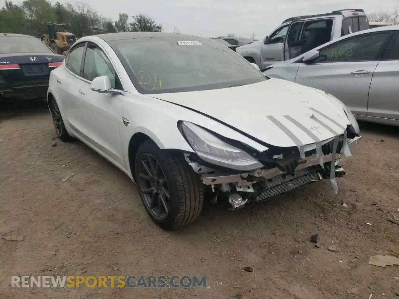 1 fotografías del automóvil dañado 5YJ3E1EB7LF787212 TESLA MODEL 3 2020