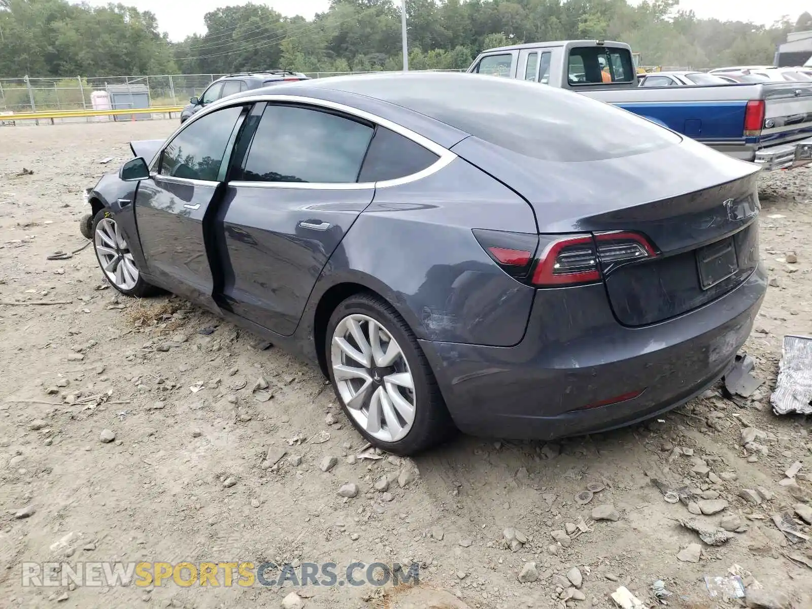 3 Photograph of a damaged car 5YJ3E1EB7LF787467 TESLA MODEL 3 2020