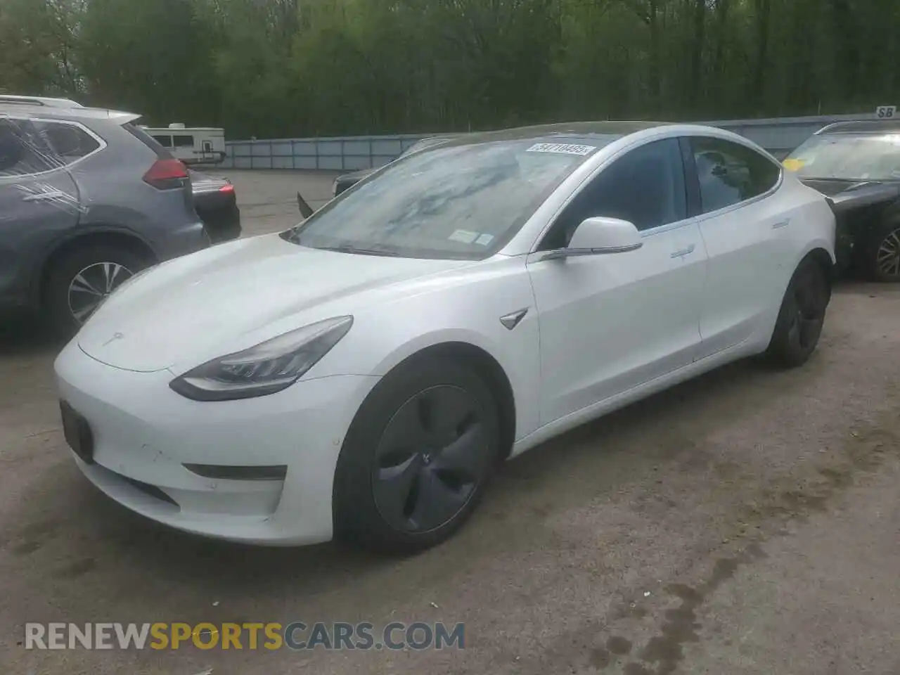 1 Photograph of a damaged car 5YJ3E1EB7LF790756 TESLA MODEL 3 2020