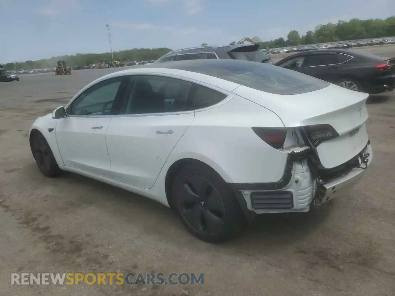 2 Photograph of a damaged car 5YJ3E1EB7LF790756 TESLA MODEL 3 2020