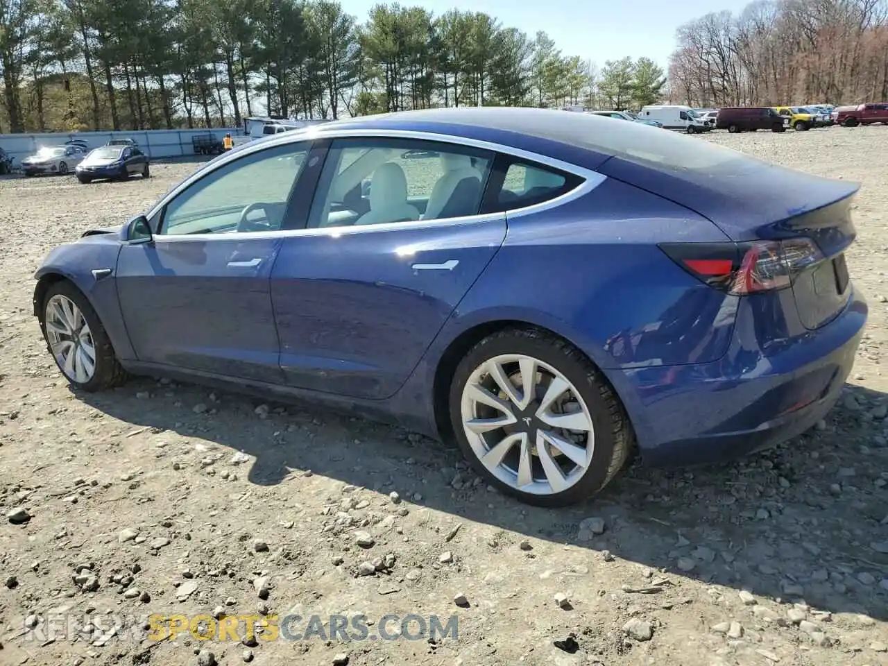 2 Photograph of a damaged car 5YJ3E1EB7LF791521 TESLA MODEL 3 2020