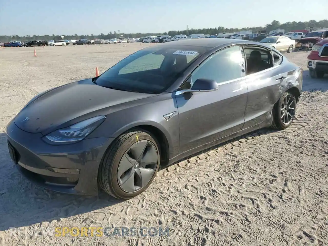 1 Photograph of a damaged car 5YJ3E1EB8LF510374 TESLA MODEL 3 2020
