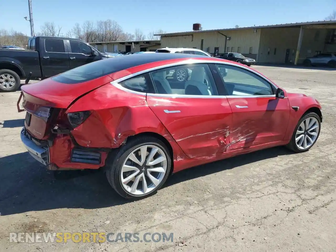 3 Photograph of a damaged car 5YJ3E1EB8LF543195 TESLA MODEL 3 2020