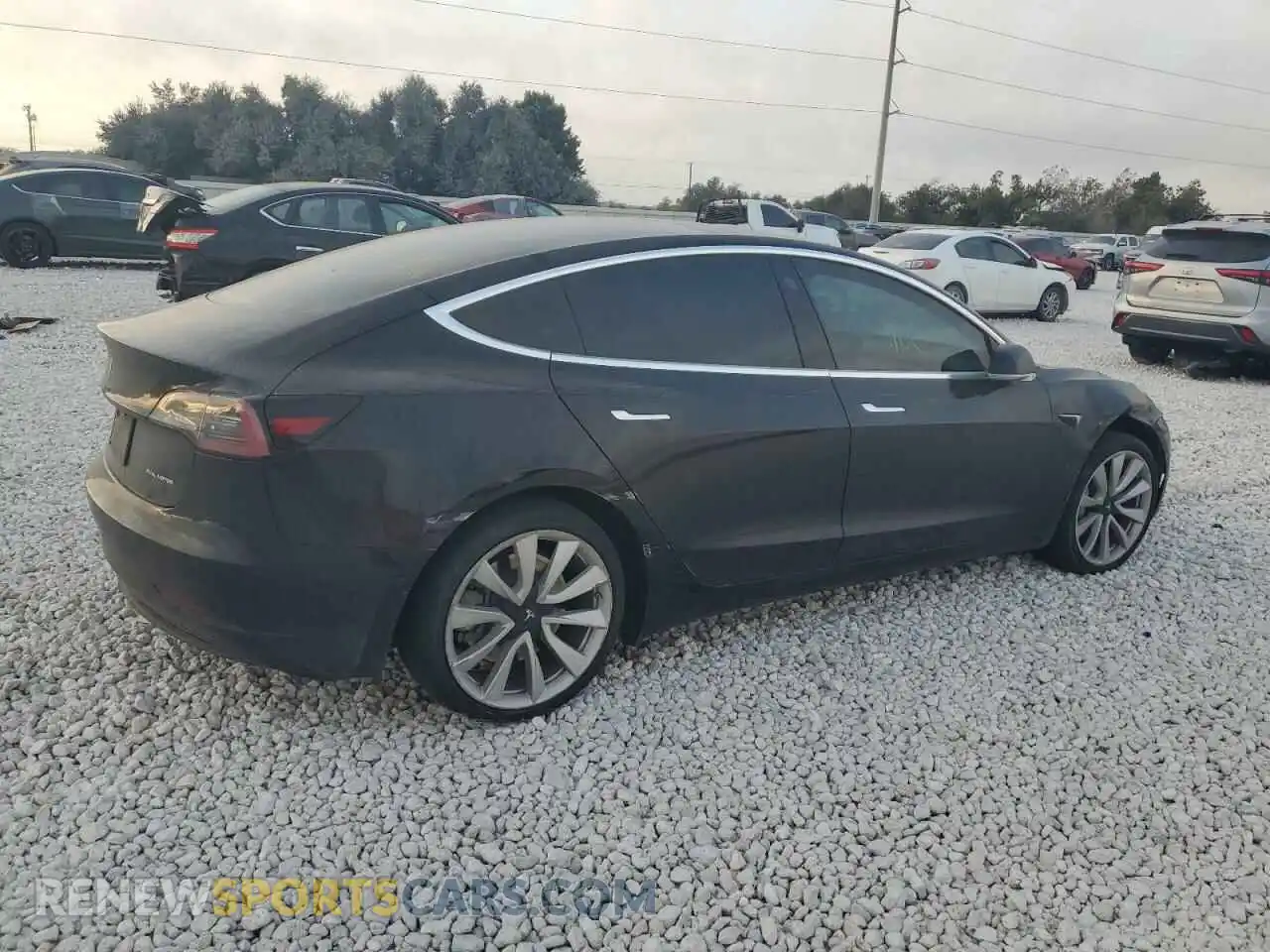 3 Photograph of a damaged car 5YJ3E1EB8LF600446 TESLA MODEL 3 2020