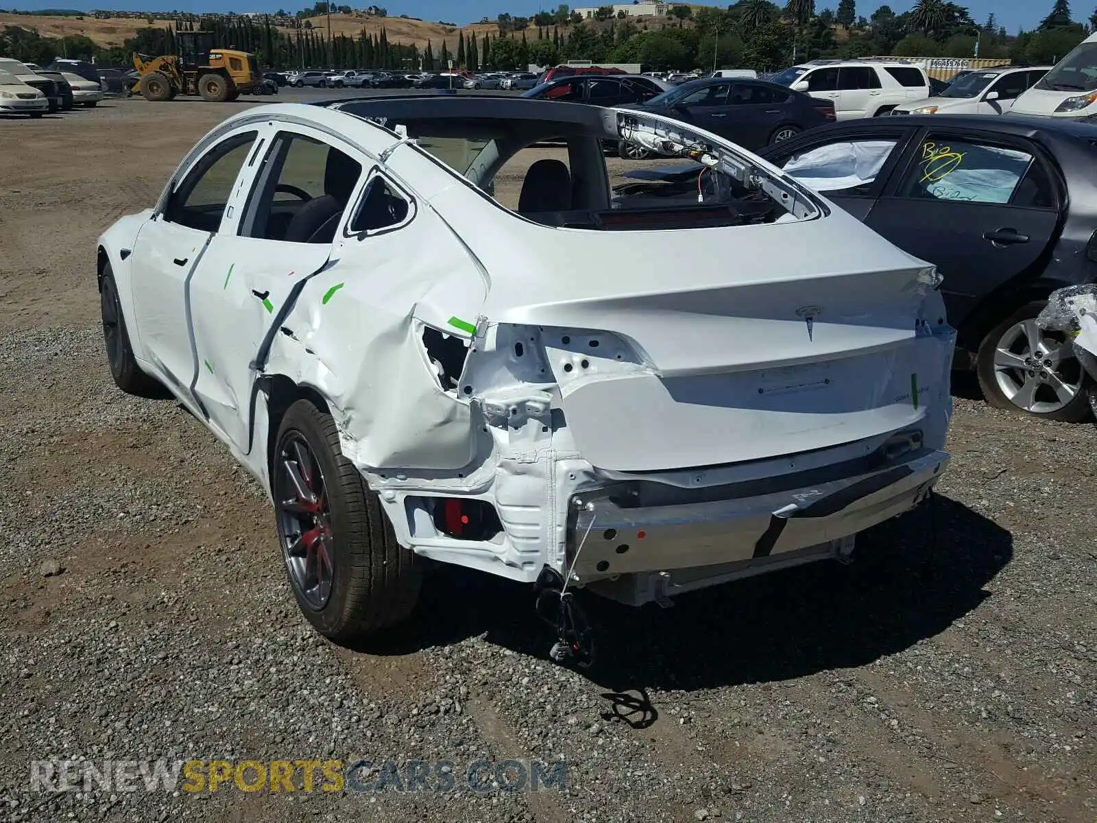 3 Photograph of a damaged car 5YJ3E1EB8LF618879 TESLA MODEL 3 2020