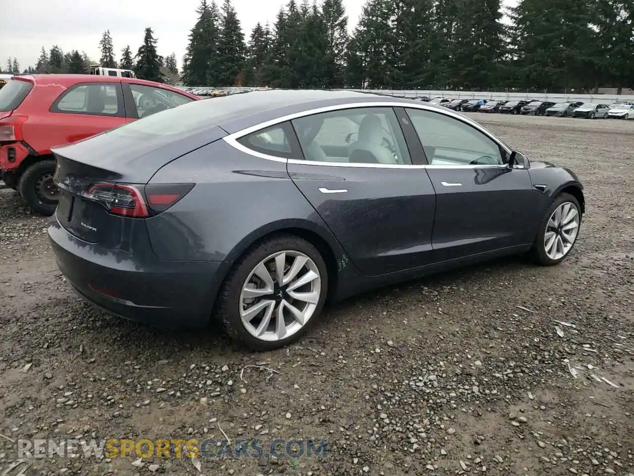 3 Photograph of a damaged car 5YJ3E1EB8LF640283 TESLA MODEL 3 2020