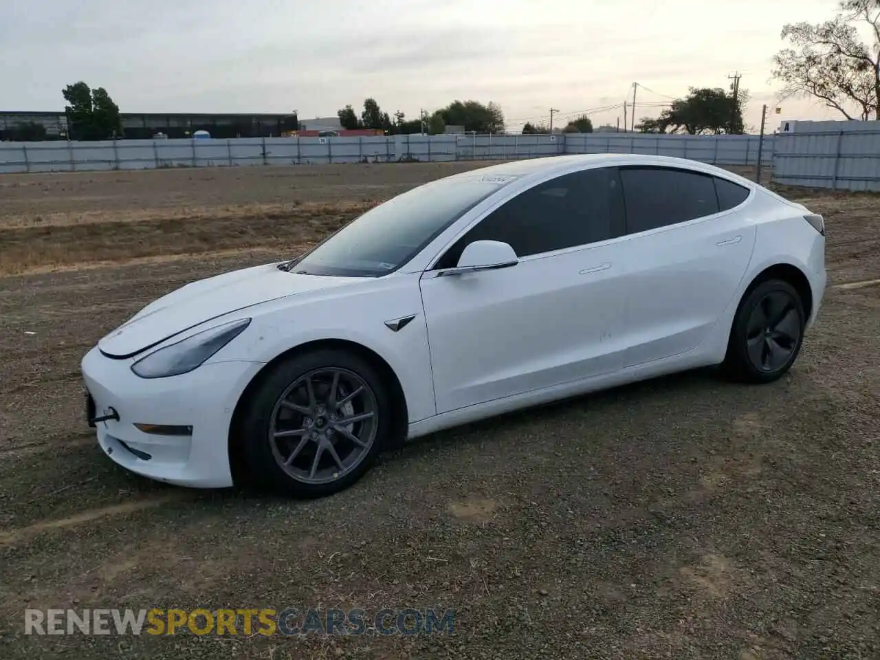 1 Photograph of a damaged car 5YJ3E1EB8LF650554 TESLA MODEL 3 2020