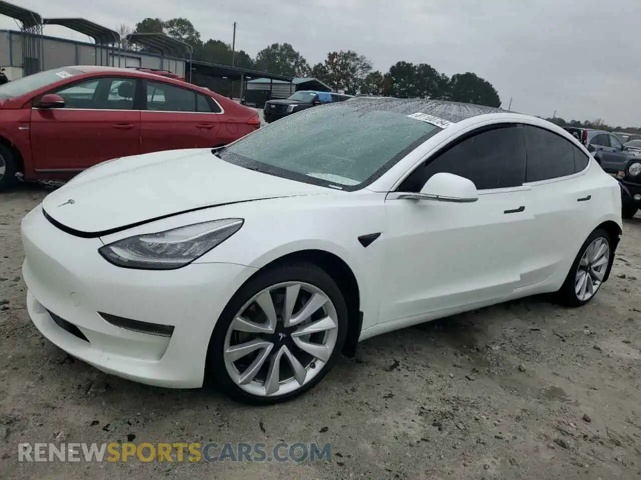 1 Photograph of a damaged car 5YJ3E1EB8LF667483 TESLA MODEL 3 2020