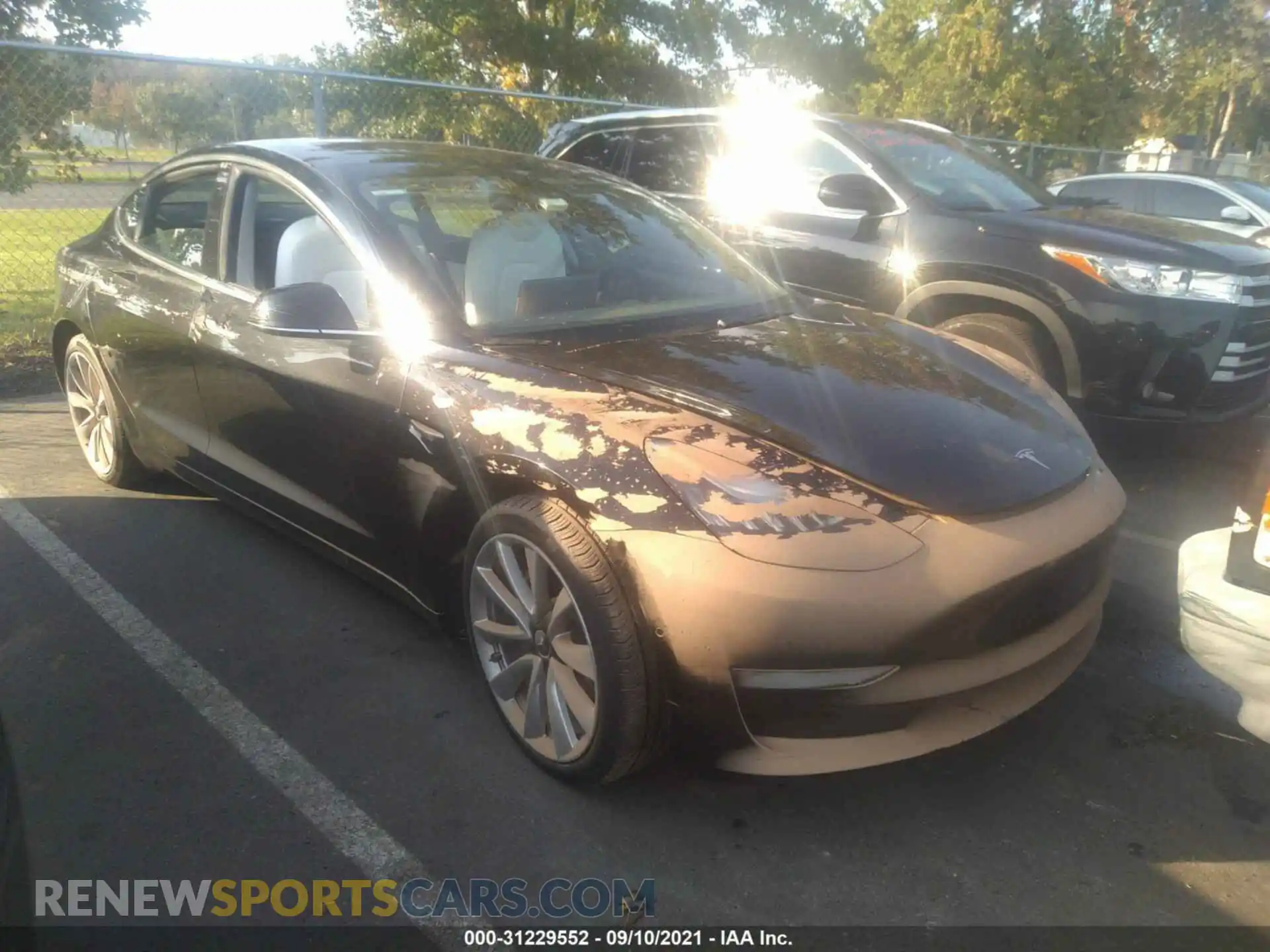 1 Photograph of a damaged car 5YJ3E1EB8LF668584 TESLA MODEL 3 2020