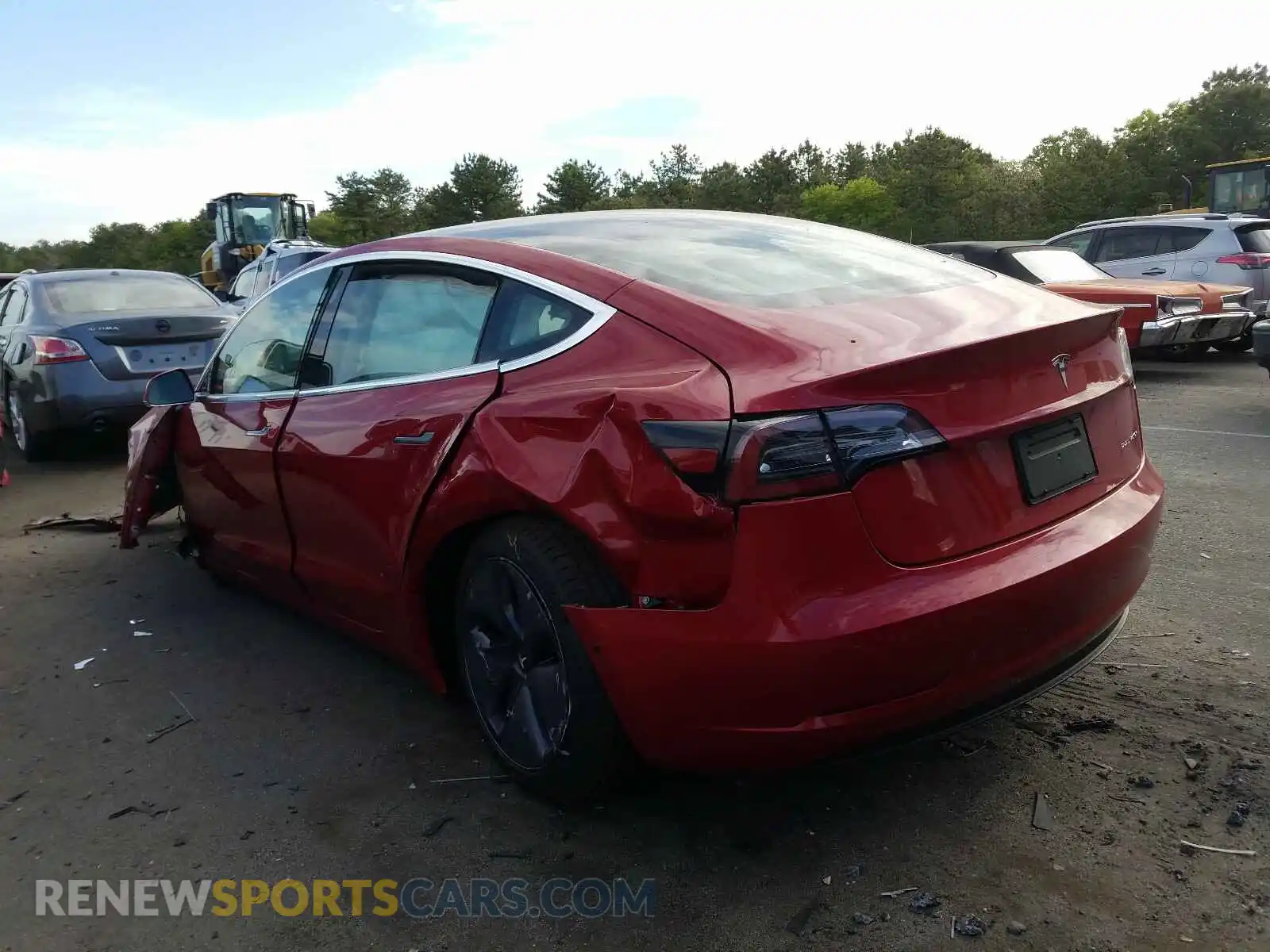 3 Photograph of a damaged car 5YJ3E1EB8LF719971 TESLA MODEL 3 2020