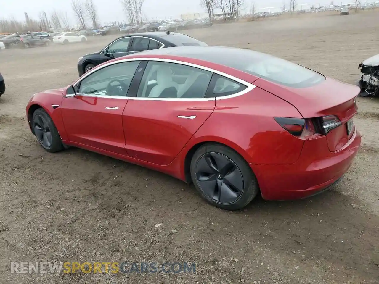2 Photograph of a damaged car 5YJ3E1EB8LF720313 TESLA MODEL 3 2020