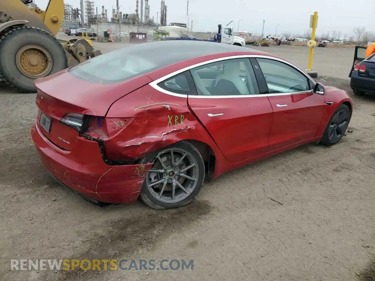 3 Photograph of a damaged car 5YJ3E1EB8LF720313 TESLA MODEL 3 2020