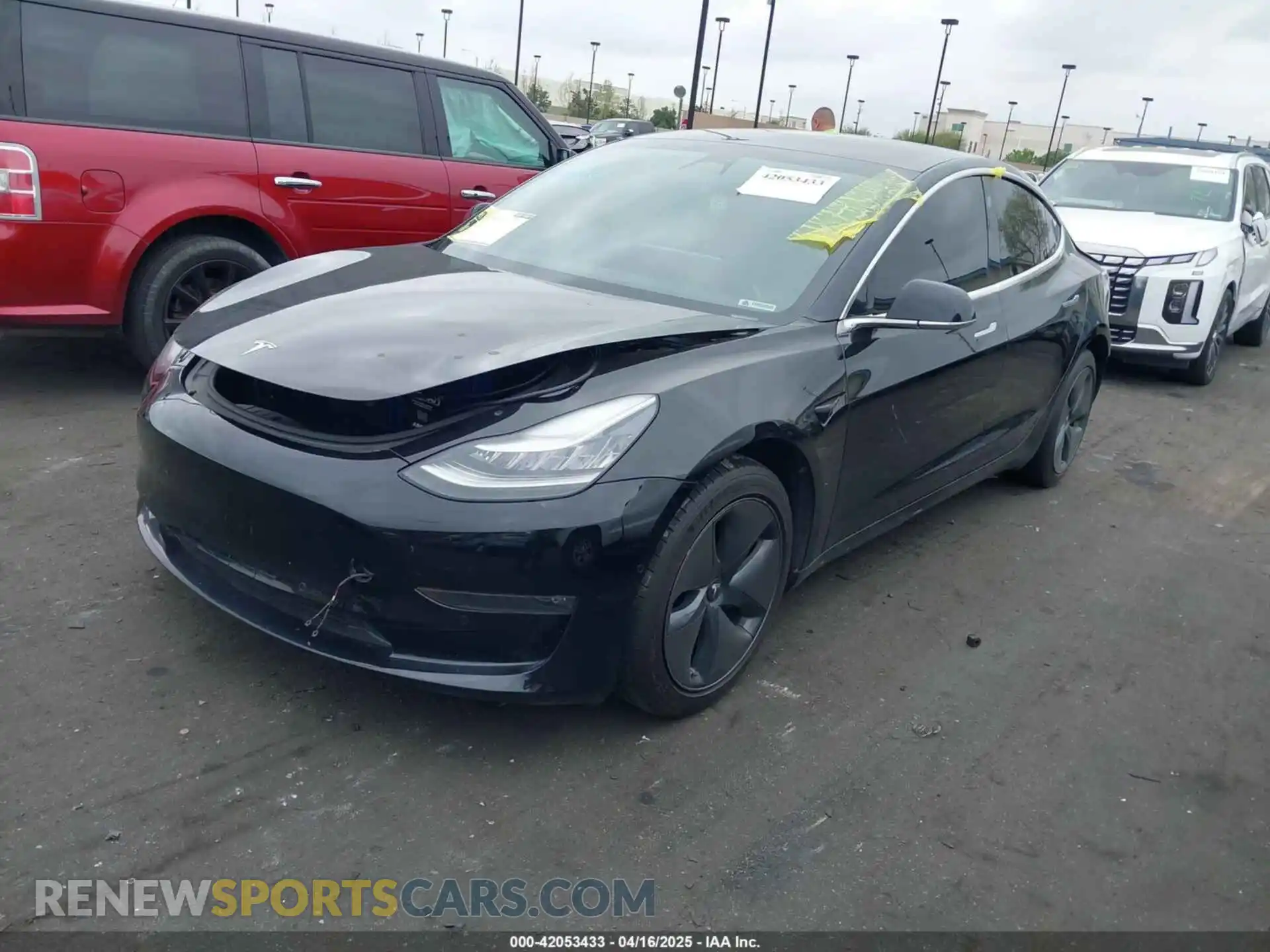 2 Photograph of a damaged car 5YJ3E1EB8LF790197 TESLA MODEL 3 2020