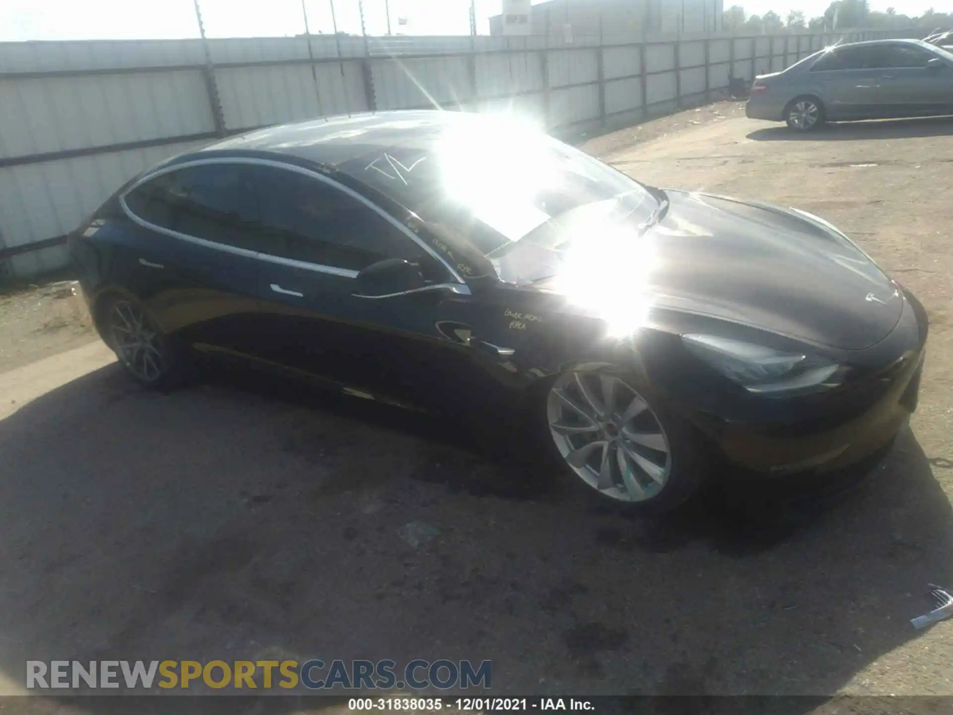 1 Photograph of a damaged car 5YJ3E1EB9LF600472 TESLA MODEL 3 2020