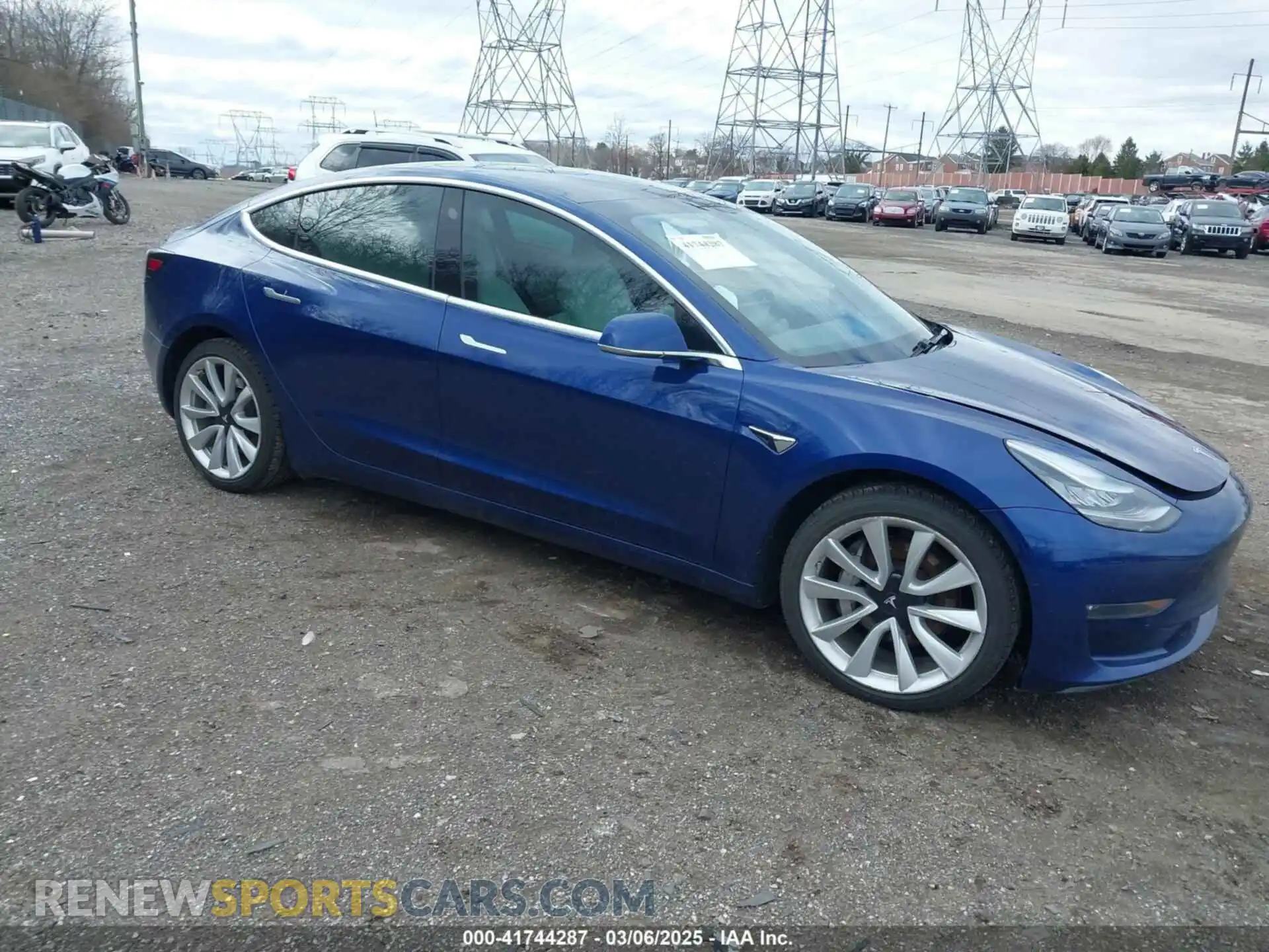 1 Photograph of a damaged car 5YJ3E1EB9LF601198 TESLA MODEL 3 2020