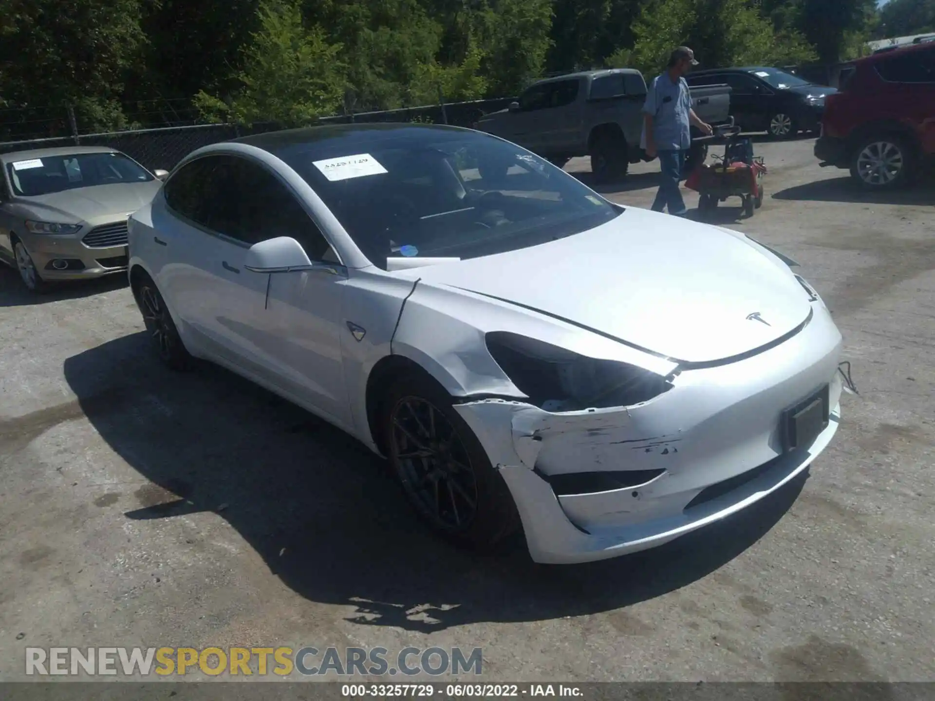 1 fotografías del automóvil dañado 5YJ3E1EB9LF617840 TESLA MODEL 3 2020