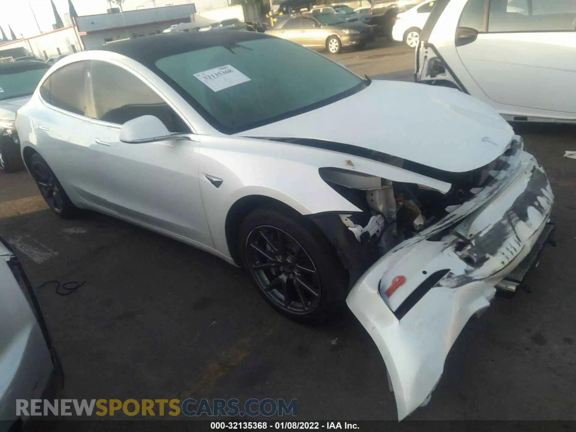 1 Photograph of a damaged car 5YJ3E1EB9LF651860 TESLA MODEL 3 2020