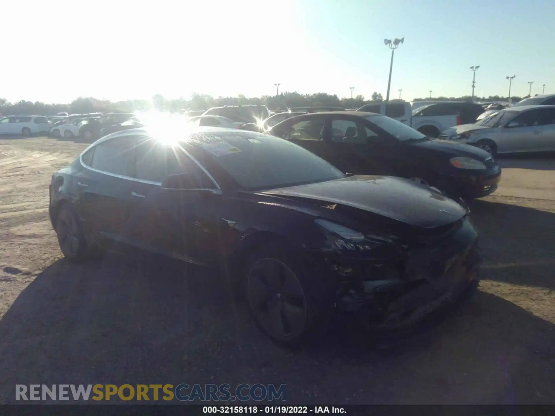 1 Photograph of a damaged car 5YJ3E1EB9LF741395 TESLA MODEL 3 2020