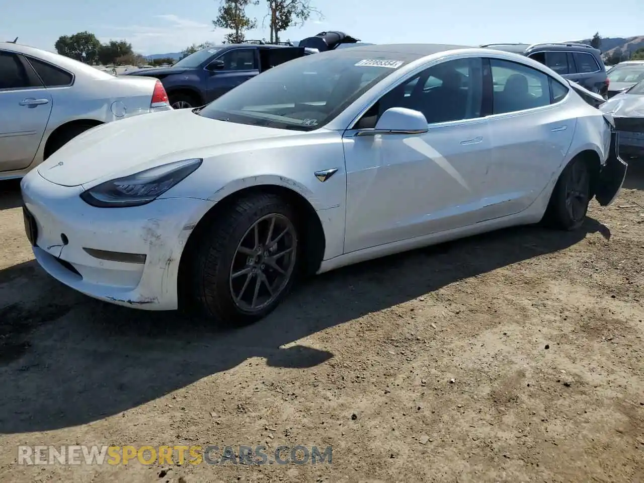 1 Photograph of a damaged car 5YJ3E1EB9LF741638 TESLA MODEL 3 2020