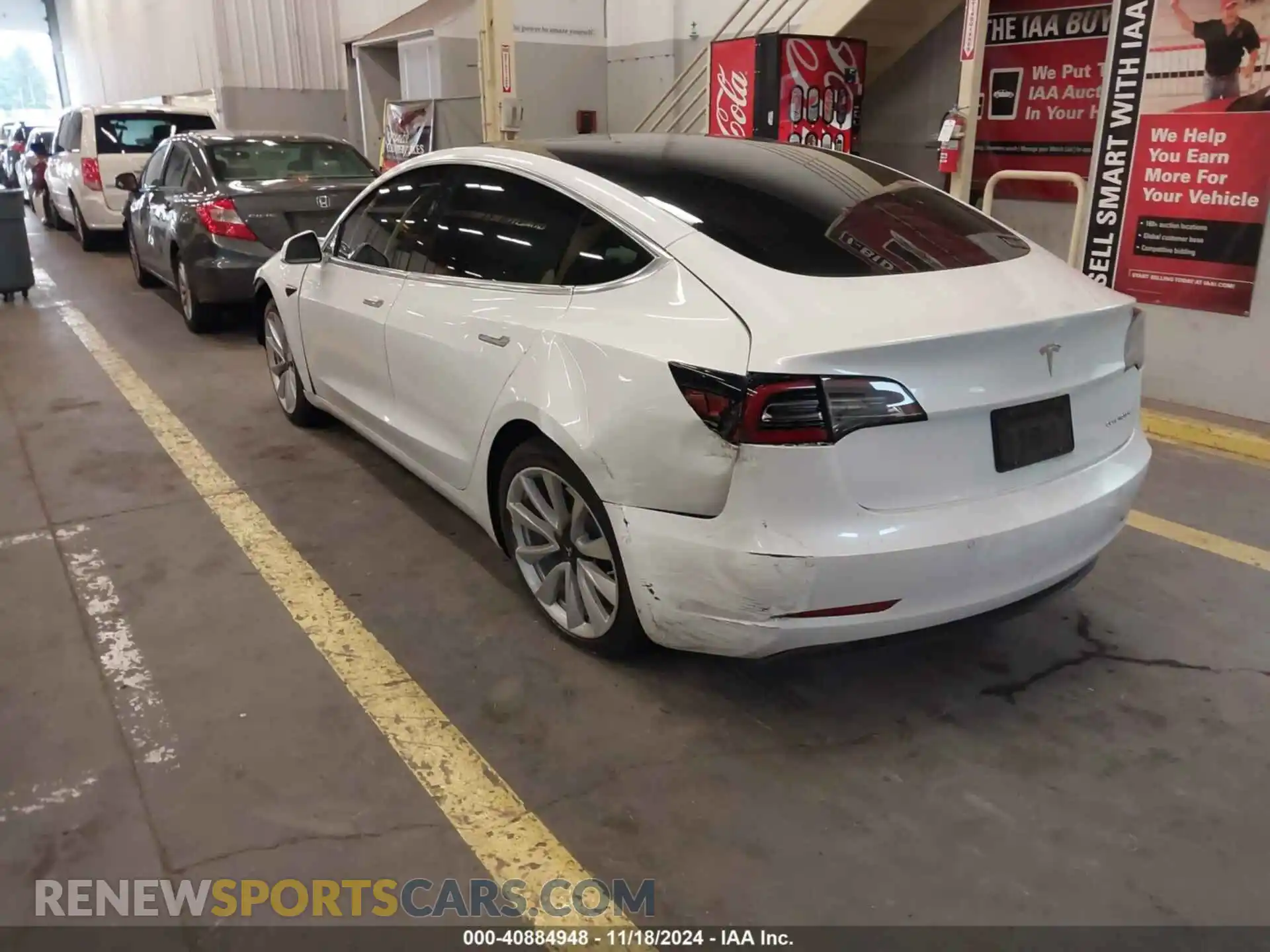 3 Photograph of a damaged car 5YJ3E1EB9LF742756 TESLA MODEL 3 2020
