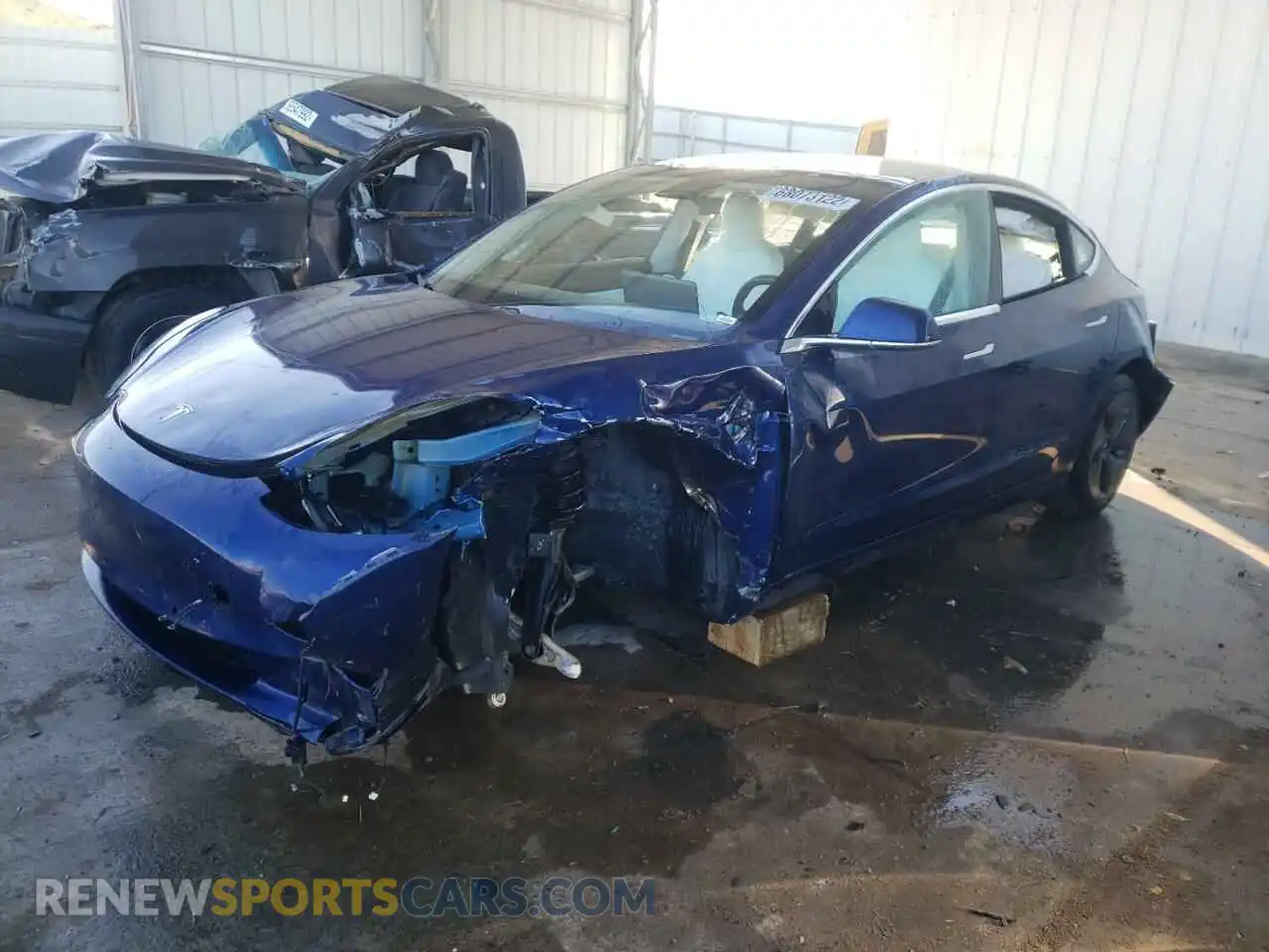 1 Photograph of a damaged car 5YJ3E1EB9LF769701 TESLA MODEL 3 2020