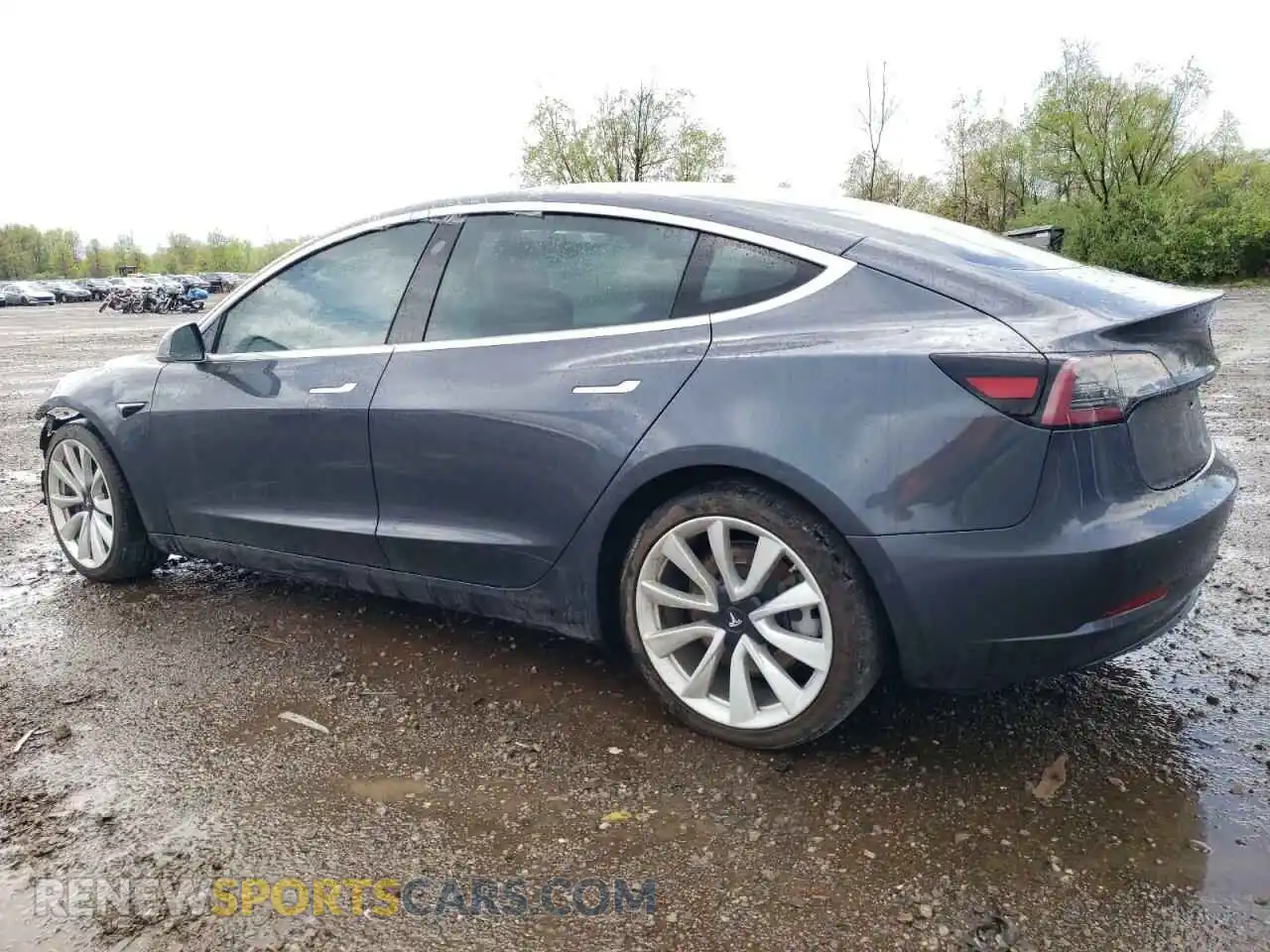 2 Photograph of a damaged car 5YJ3E1EB9LF787406 TESLA MODEL 3 2020