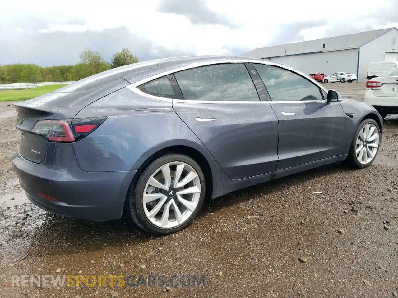 3 Photograph of a damaged car 5YJ3E1EB9LF787406 TESLA MODEL 3 2020