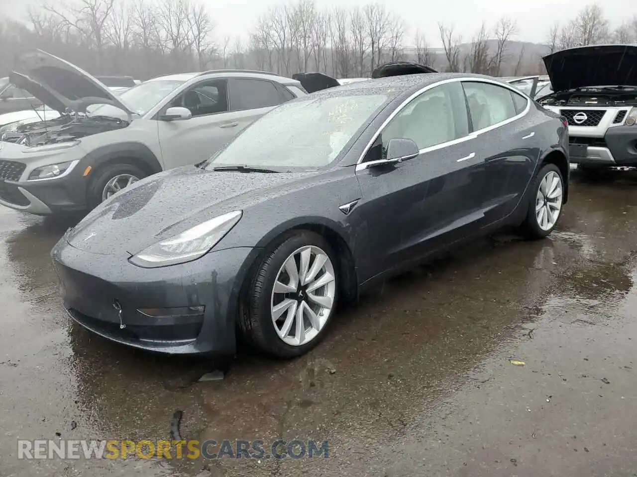 1 Photograph of a damaged car 5YJ3E1EB9LF795991 TESLA MODEL 3 2020