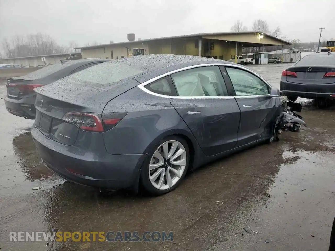3 Photograph of a damaged car 5YJ3E1EB9LF795991 TESLA MODEL 3 2020