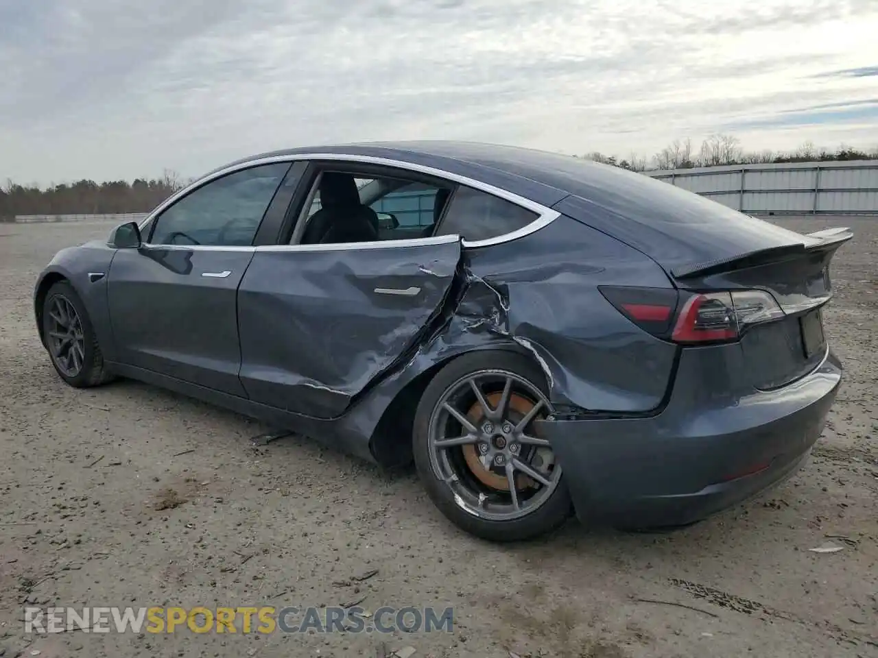 2 Photograph of a damaged car 5YJ3E1EBXLF616826 TESLA MODEL 3 2020