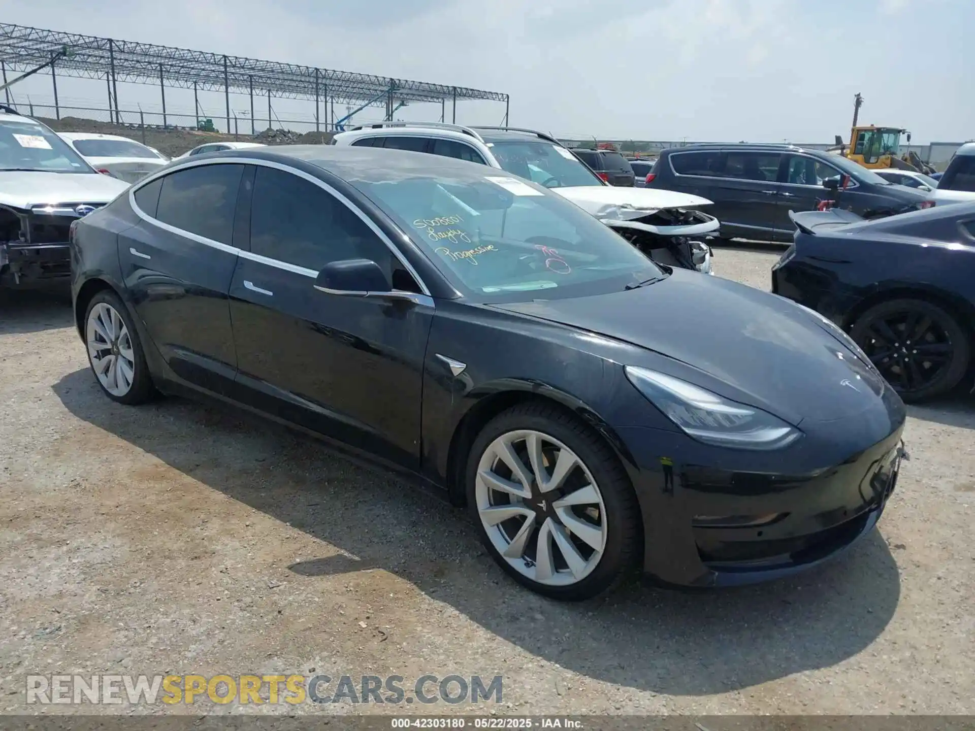 1 Photograph of a damaged car 5YJ3E1EBXLF628720 TESLA MODEL 3 2020
