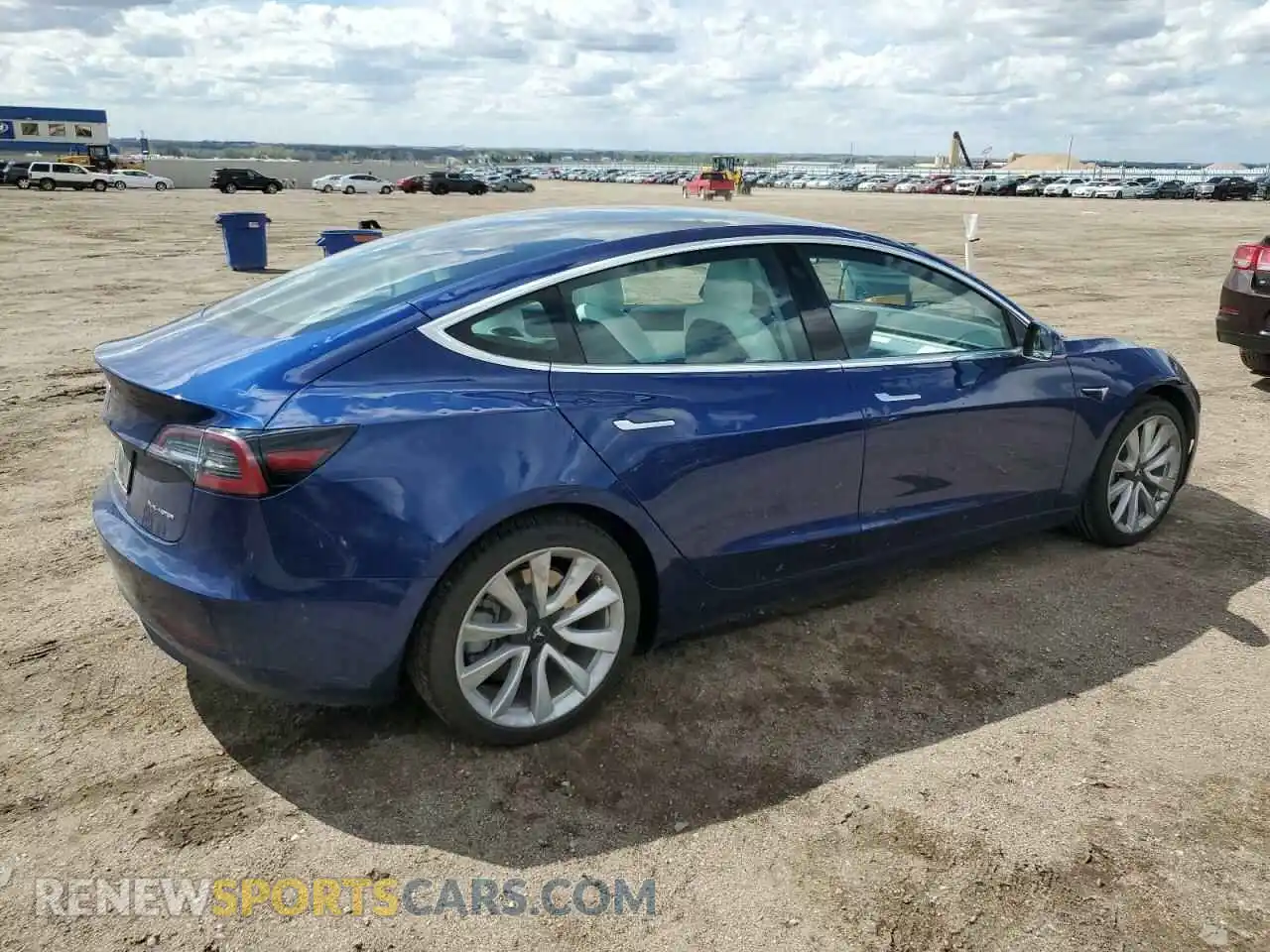 3 Photograph of a damaged car 5YJ3E1EBXLF640303 TESLA MODEL 3 2020