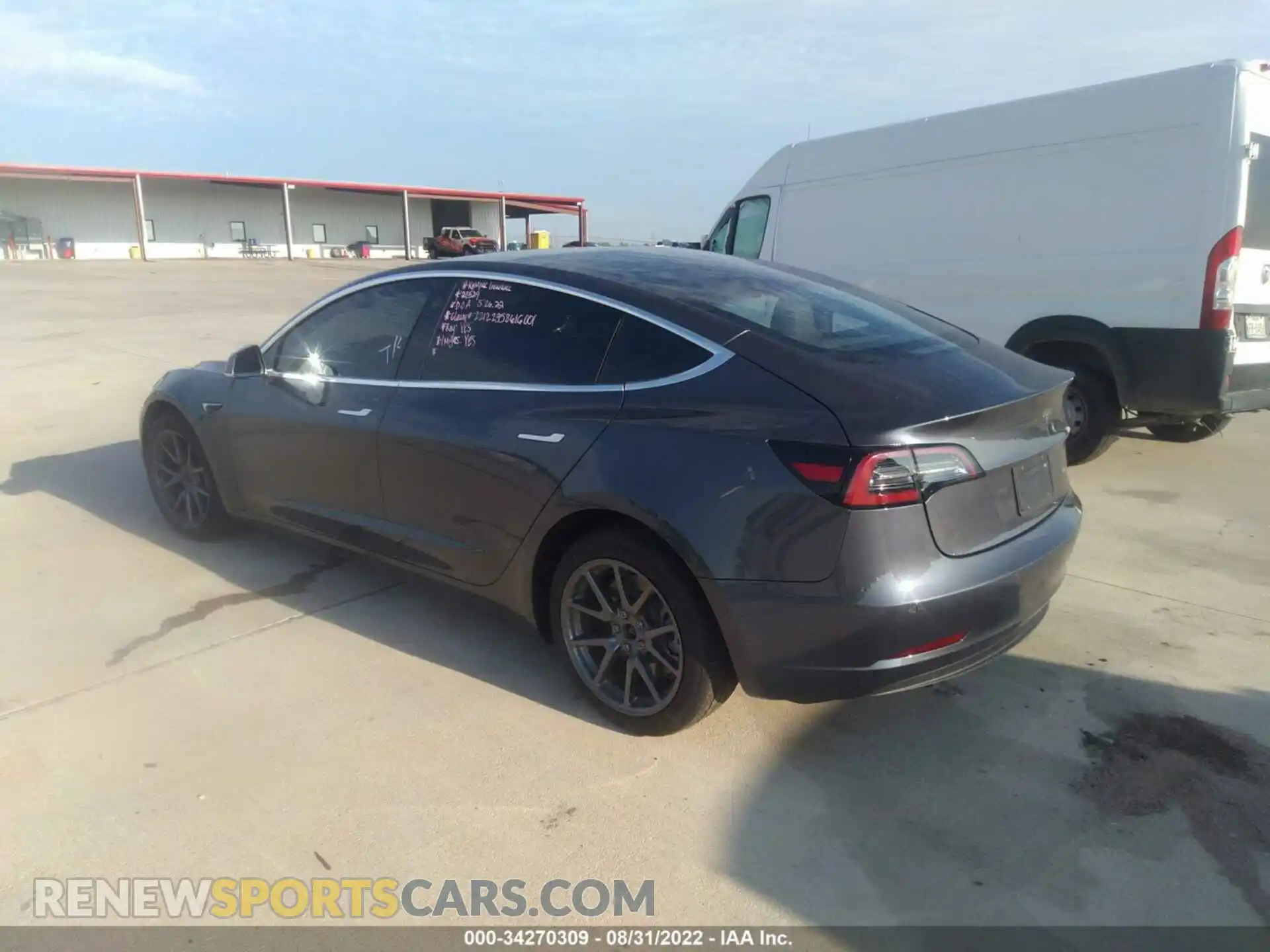 3 Photograph of a damaged car 5YJ3E1EBXLF647543 TESLA MODEL 3 2020