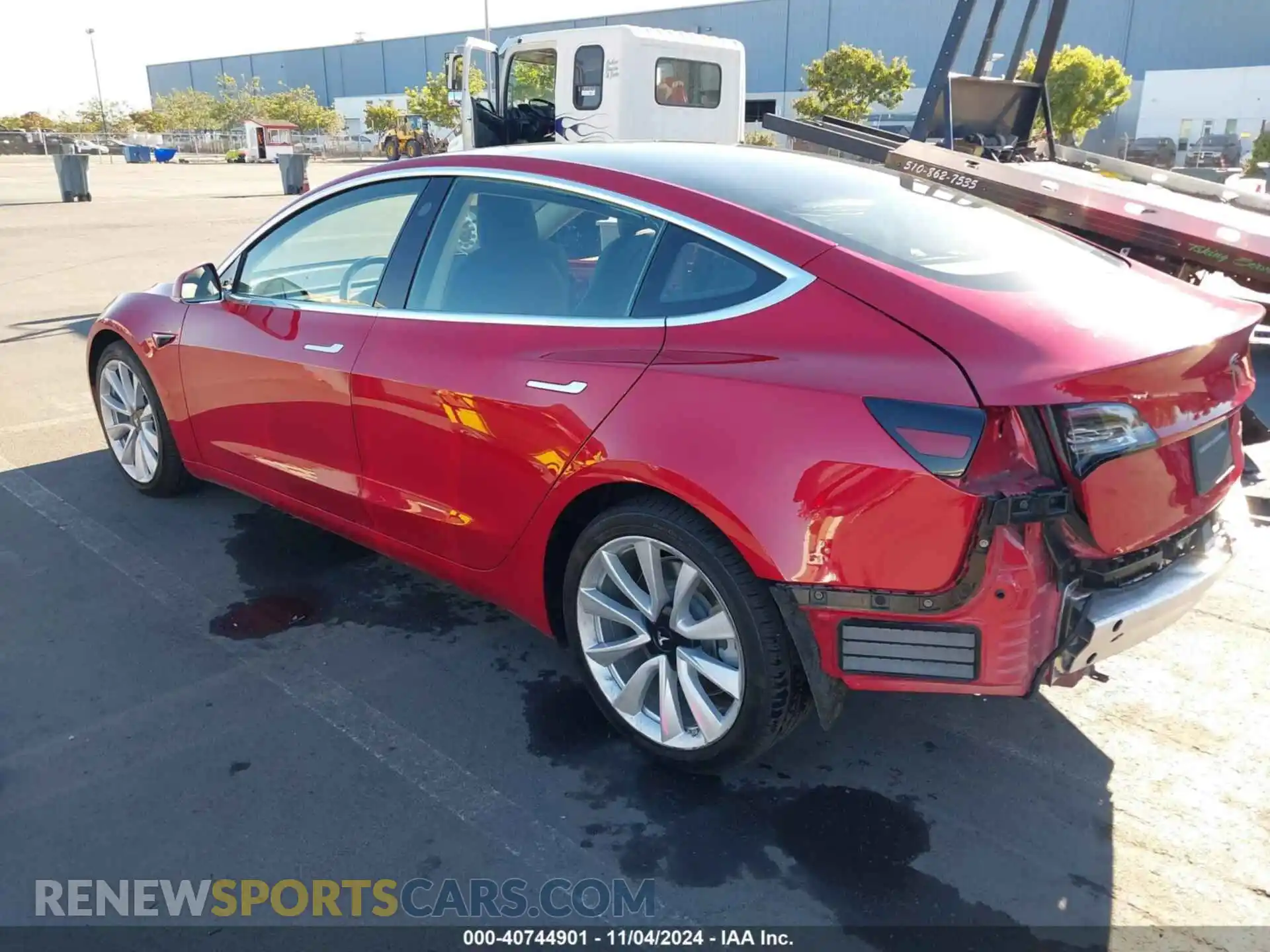 3 Photograph of a damaged car 5YJ3E1EBXLF651026 TESLA MODEL 3 2020