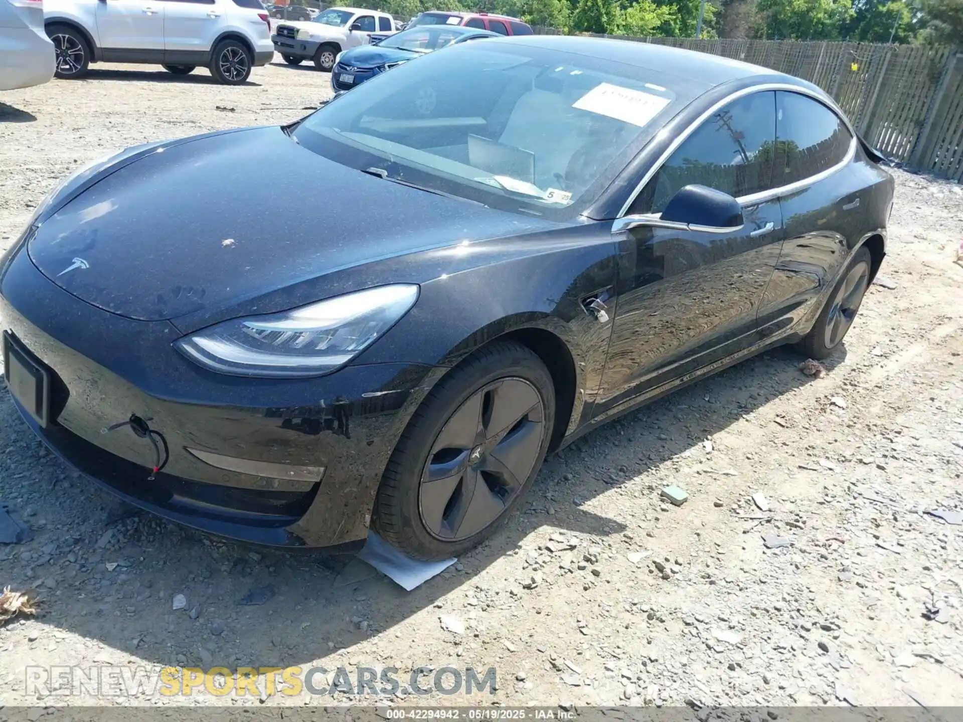 2 Photograph of a damaged car 5YJ3E1EBXLF667792 TESLA MODEL 3 2020