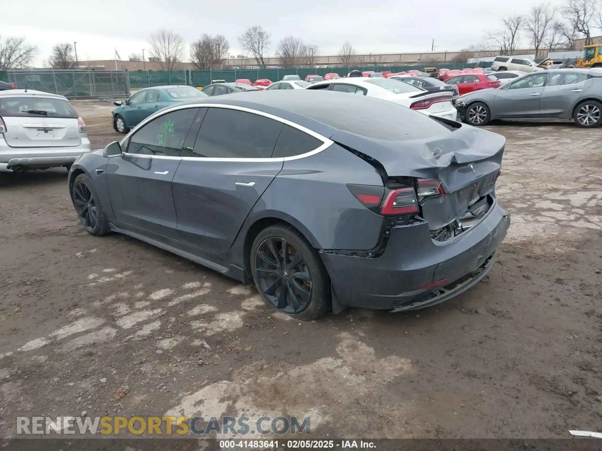 3 Photograph of a damaged car 5YJ3E1EBXLF668764 TESLA MODEL 3 2020