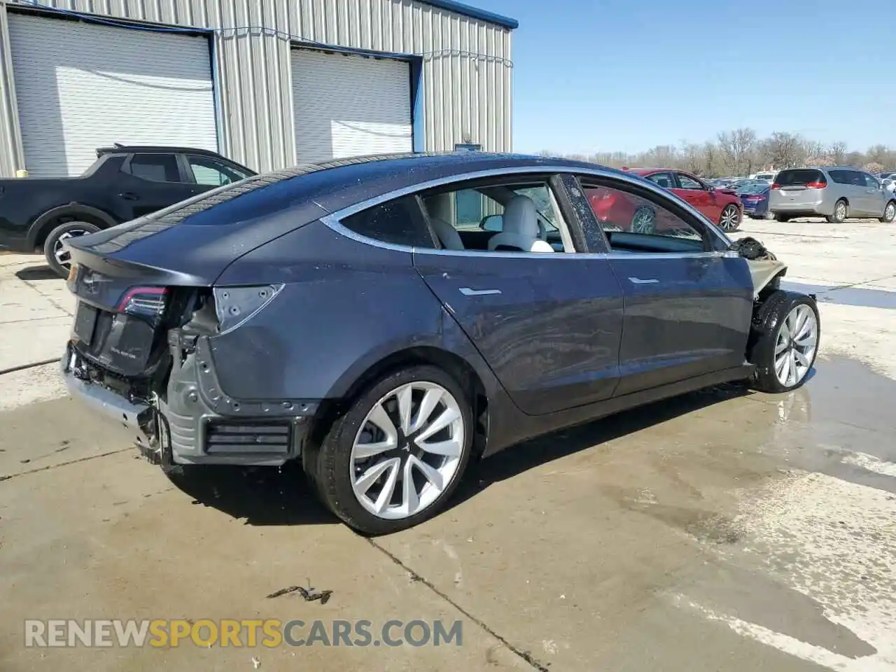 3 Photograph of a damaged car 5YJ3E1EBXLF668795 TESLA MODEL 3 2020