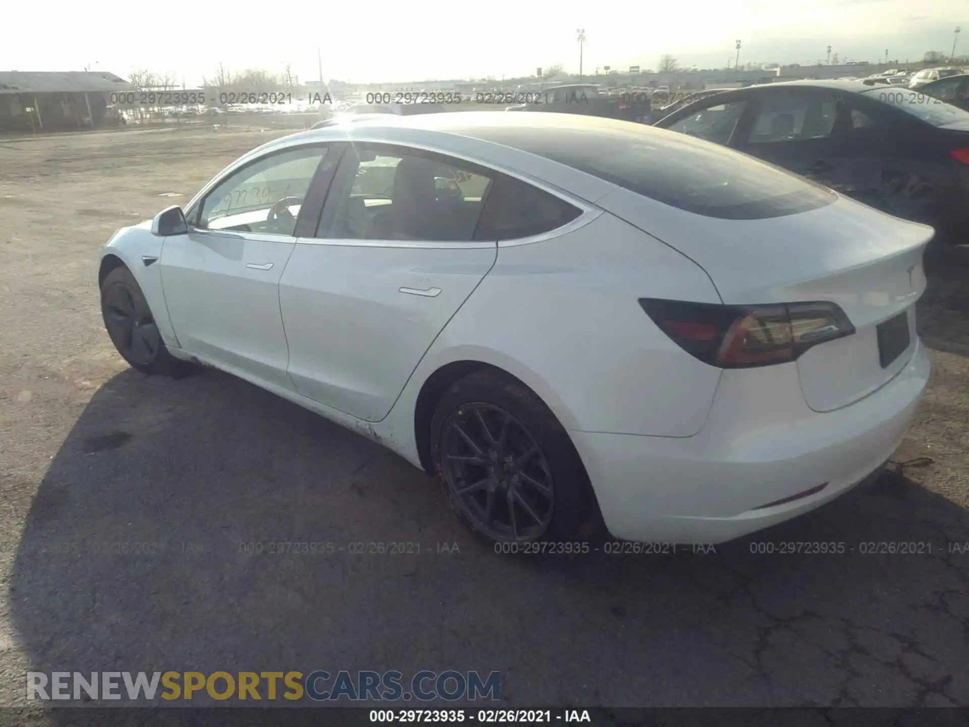 3 Photograph of a damaged car 5YJ3E1EBXLF735329 TESLA MODEL 3 2020
